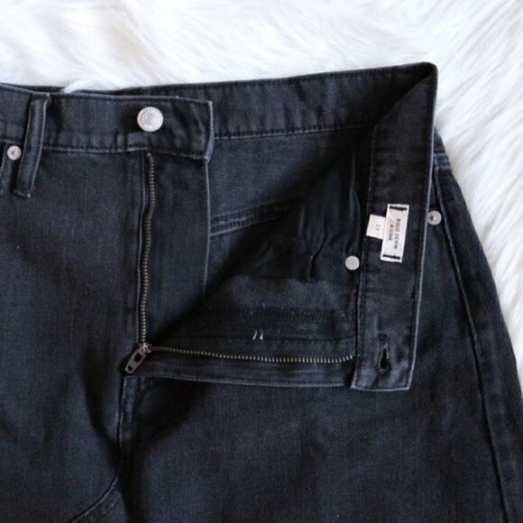 NEW Madewell Rigid Denim A-Line Mini Skirt in Lunar Wash - Picture 7 of 11